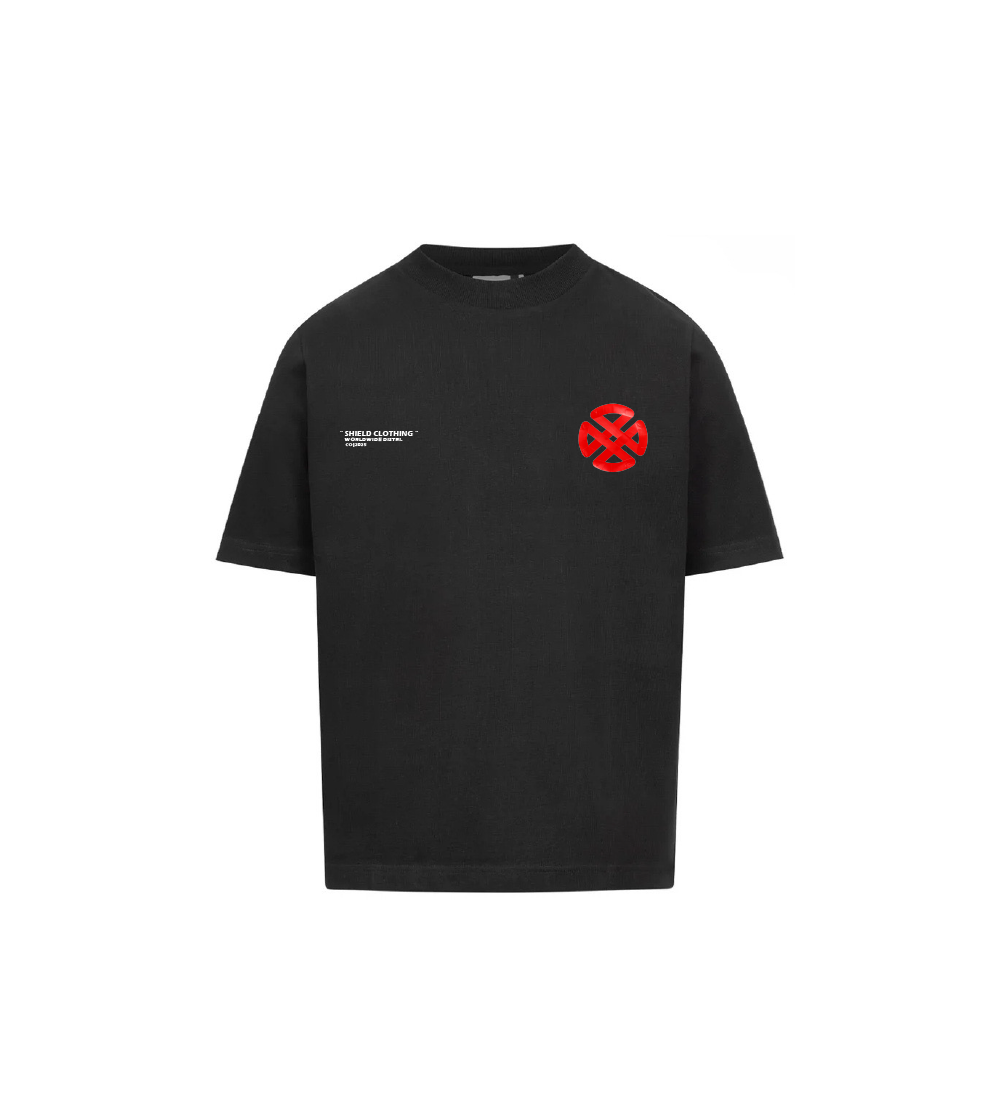 PAPER TAPE SHIELD TEE