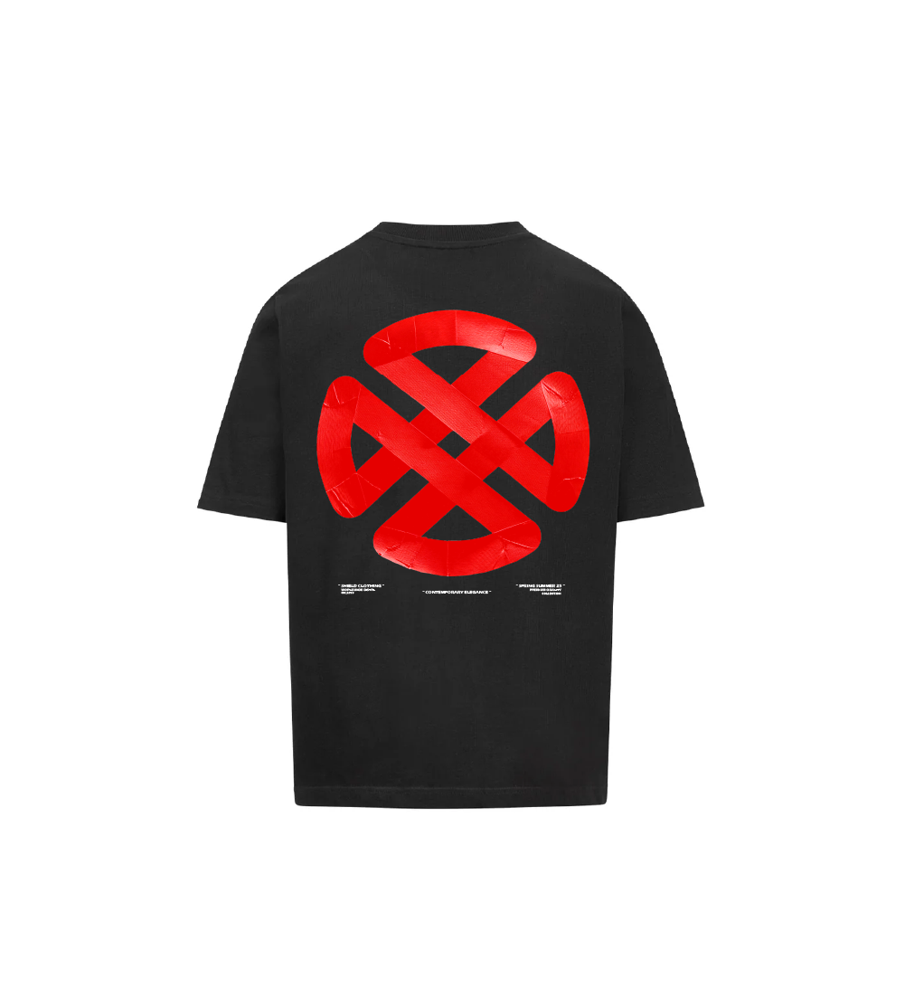 PAPER TAPE SHIELD TEE