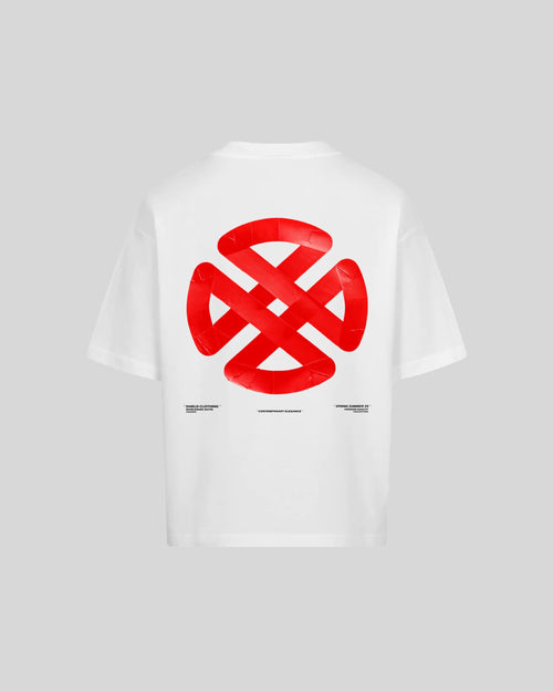 PAPER TAPE SHIELD TEE