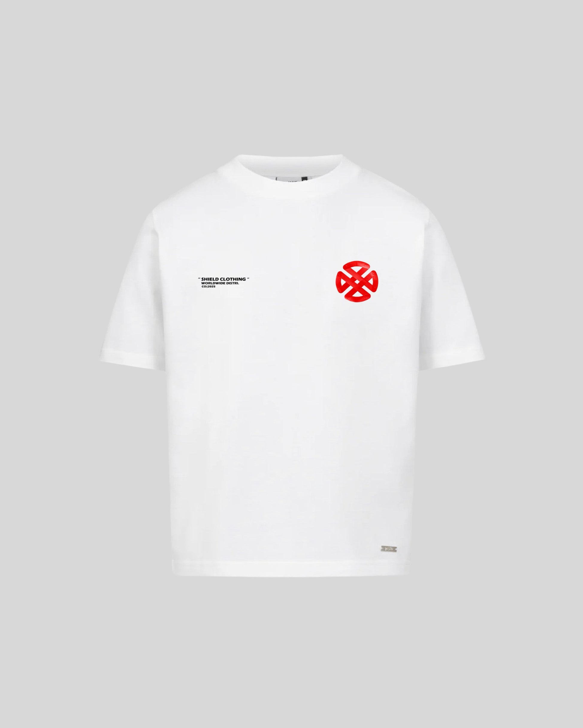 PAPER TAPE SHIELD TEE
