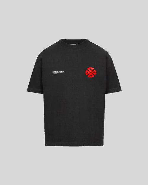 PAPER TAPE SHIELD TEE
