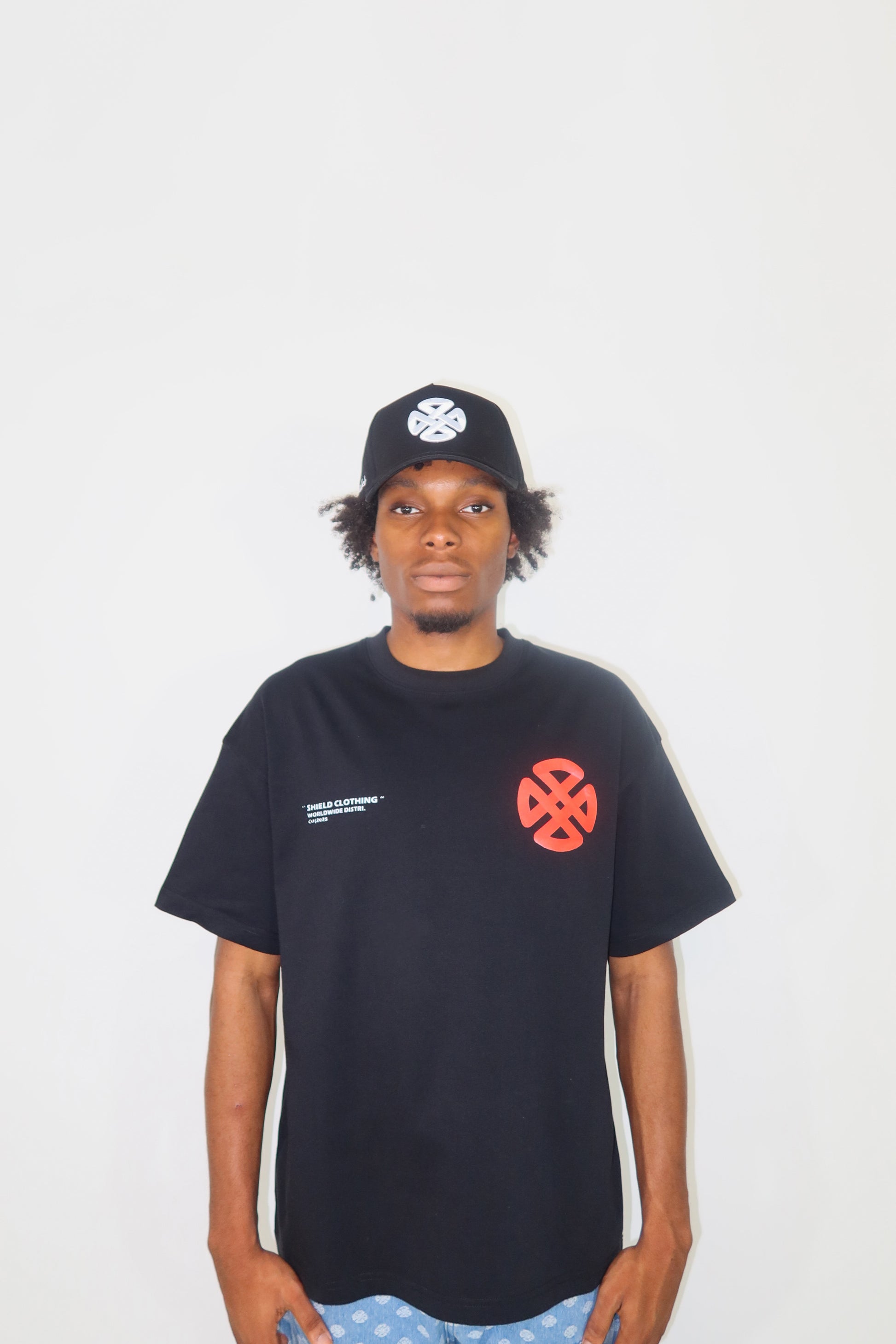 PAPER TAPE SHIELD TEE