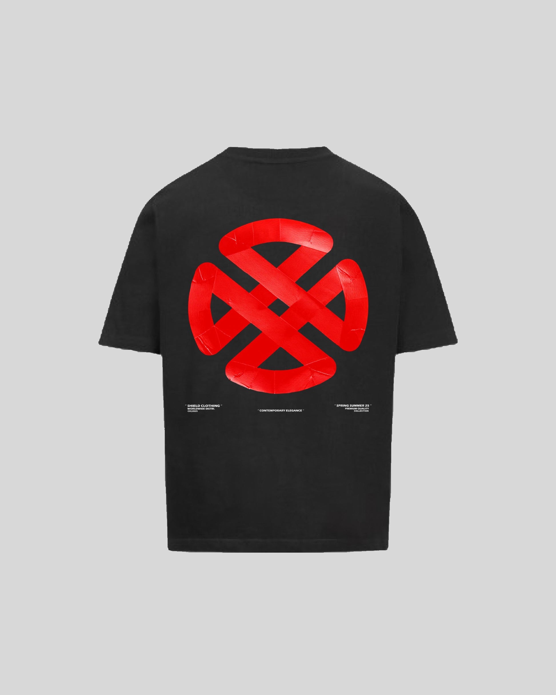 PAPER TAPE SHIELD TEE